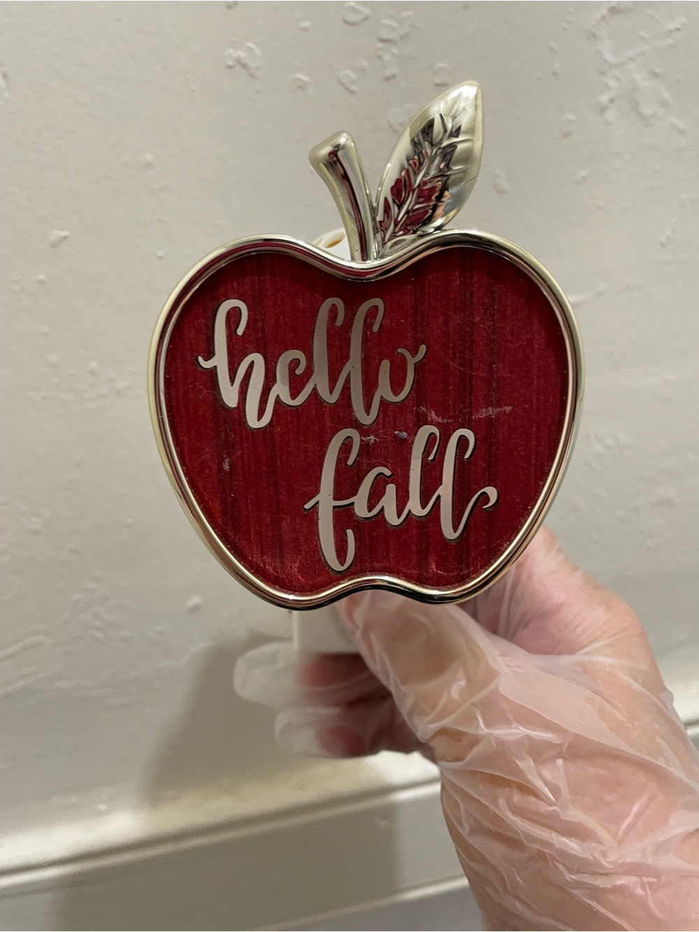 Bath & Body Works Hello Fall Apple Wallflowers Nightlight Plug In